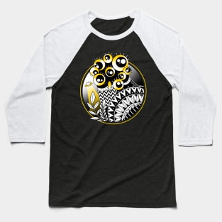 Extraterrestrial Owl Baseball T-Shirt